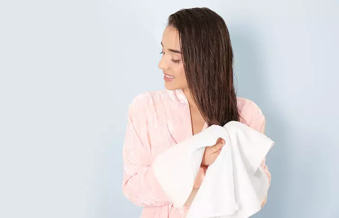 towel drying