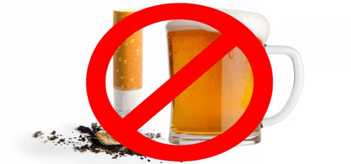 limit alcohol and avoid smoking