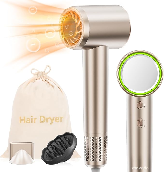 maxodo high-speed ionic hair dryer