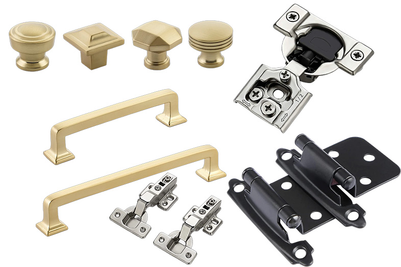 types of cabinet hardware