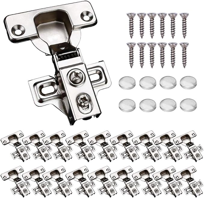 KONIGEEHRE 20 Pack Soft Close Cabinet Door Hinges