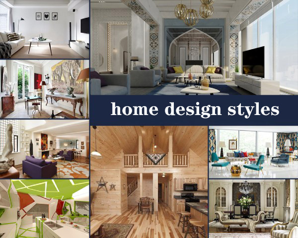 different home design styles